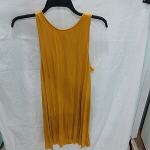 Mustard Yellow Sleeveless Dress